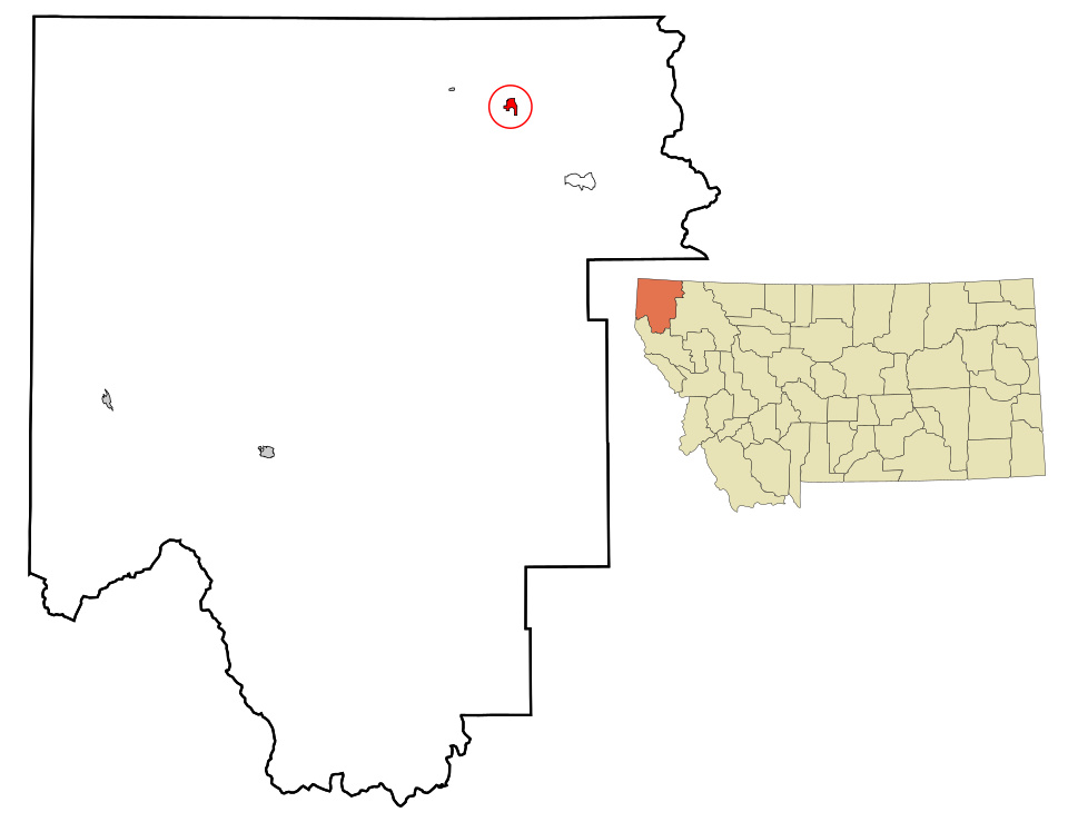 Locator map of Eureka