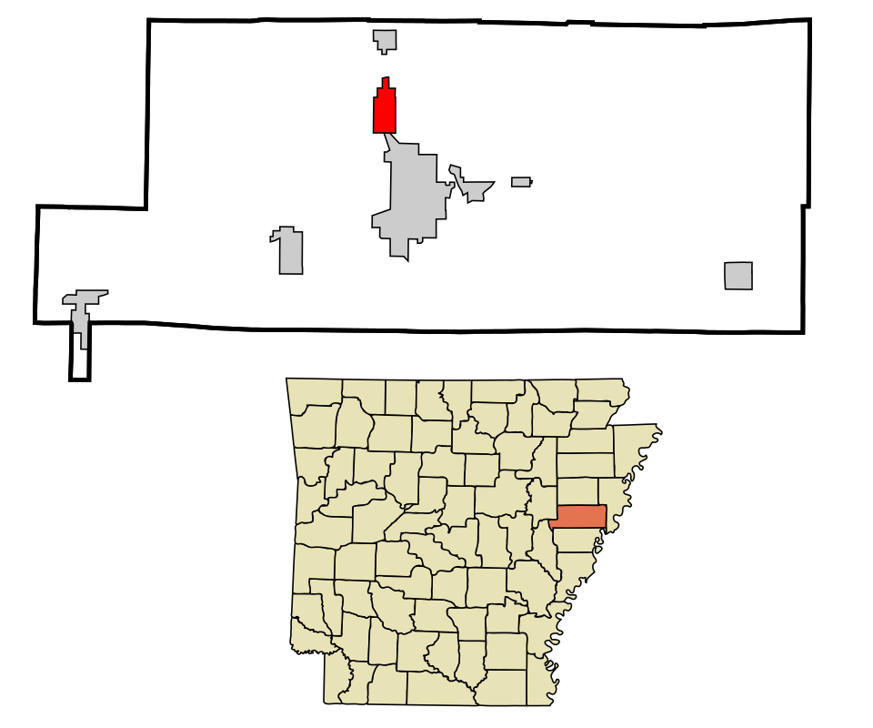 Locator map of Caldwell