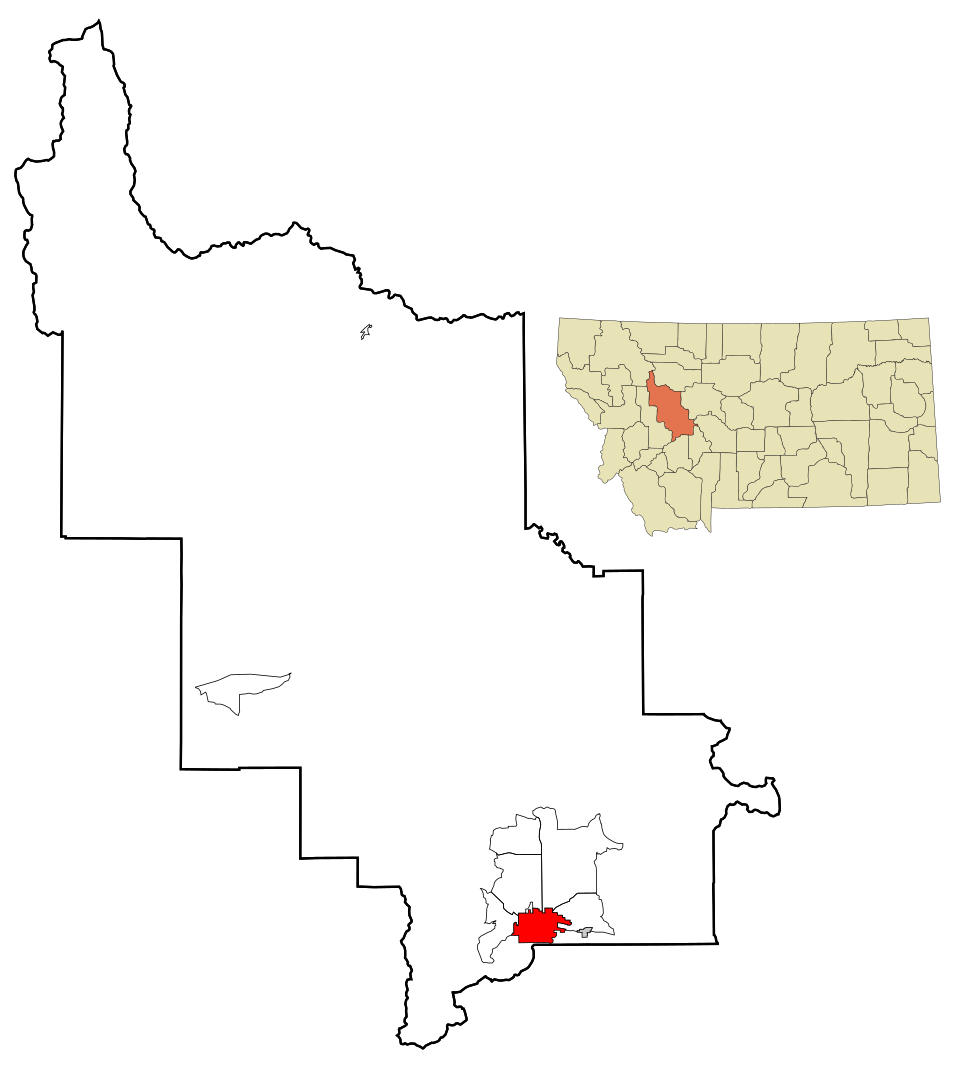 Map of Helena