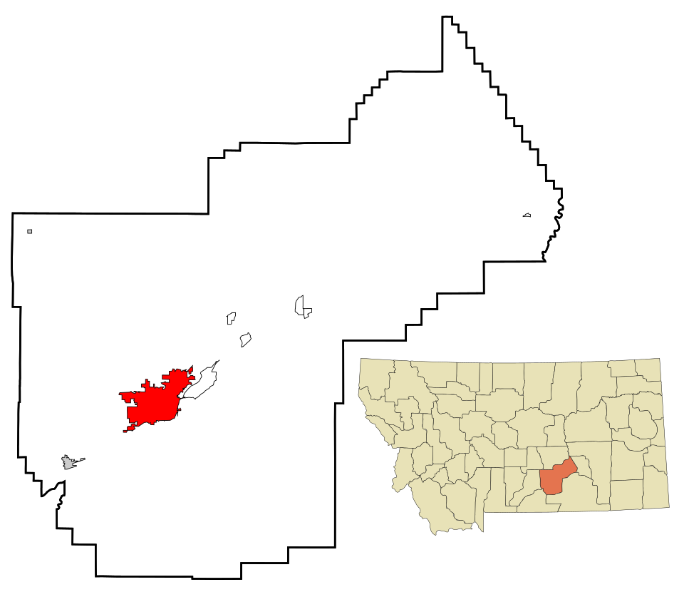 Locator map of Billings