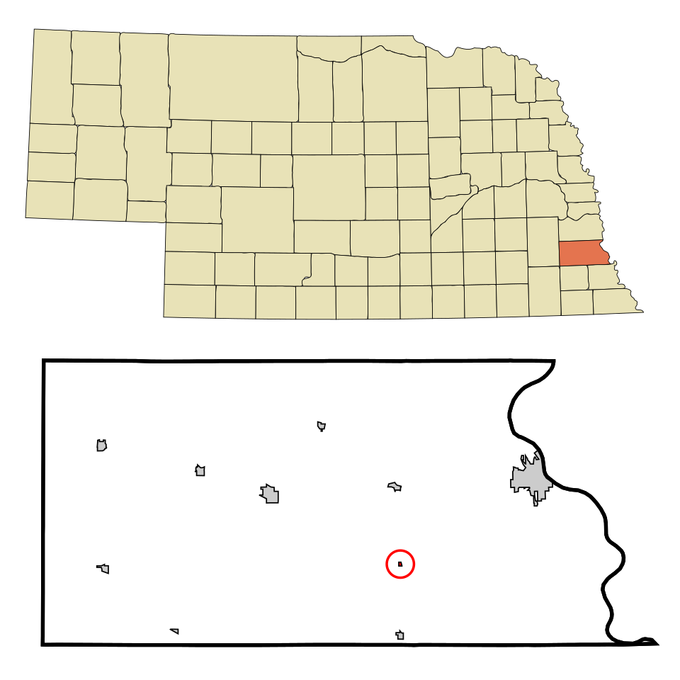 Locator map of Lorton