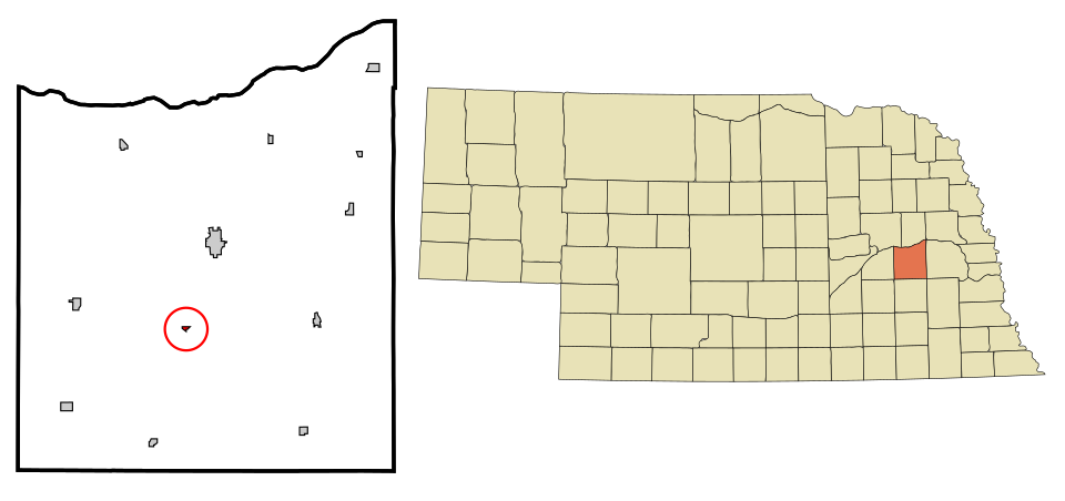 Locator map of Garrison