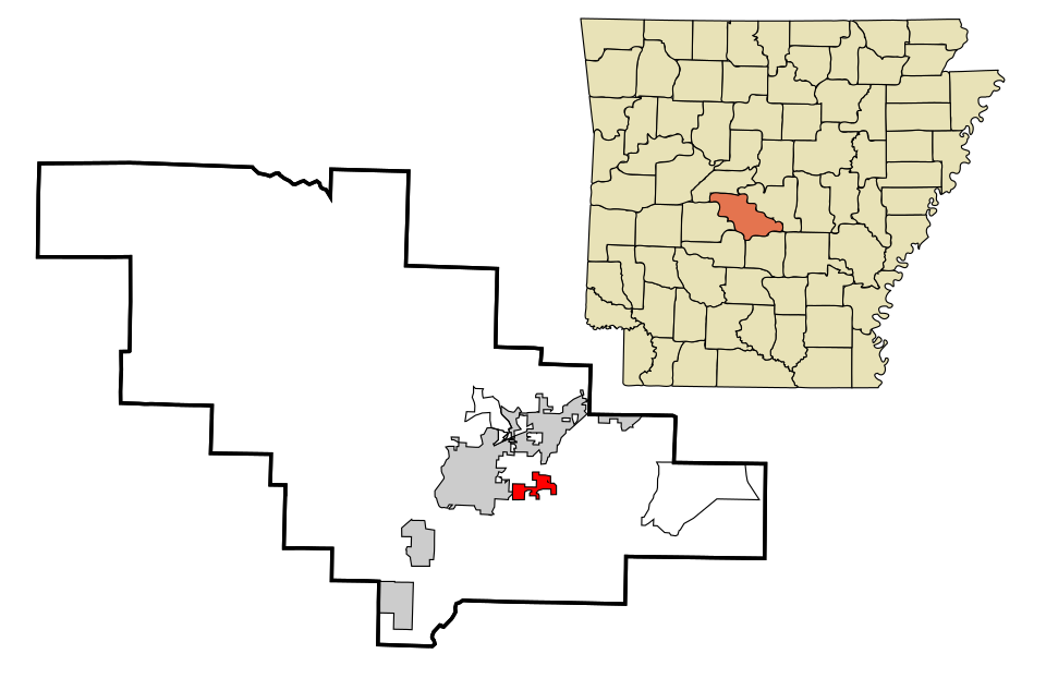 Locator map of Bauxite