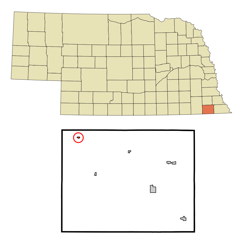 Locator map of Lewiston