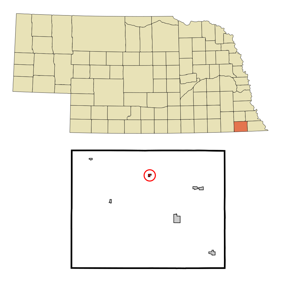 Locator map of Steinauer