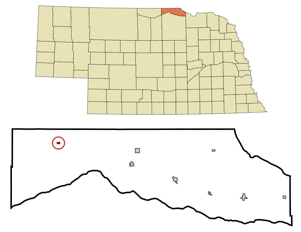 Locator map of Naper