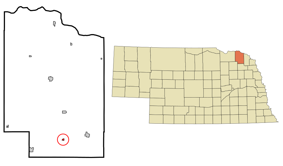 Locator map of Belden