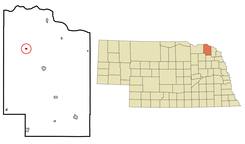 Locator map of Fordyce