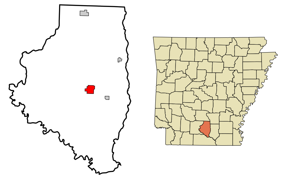 Locator map of Hampton