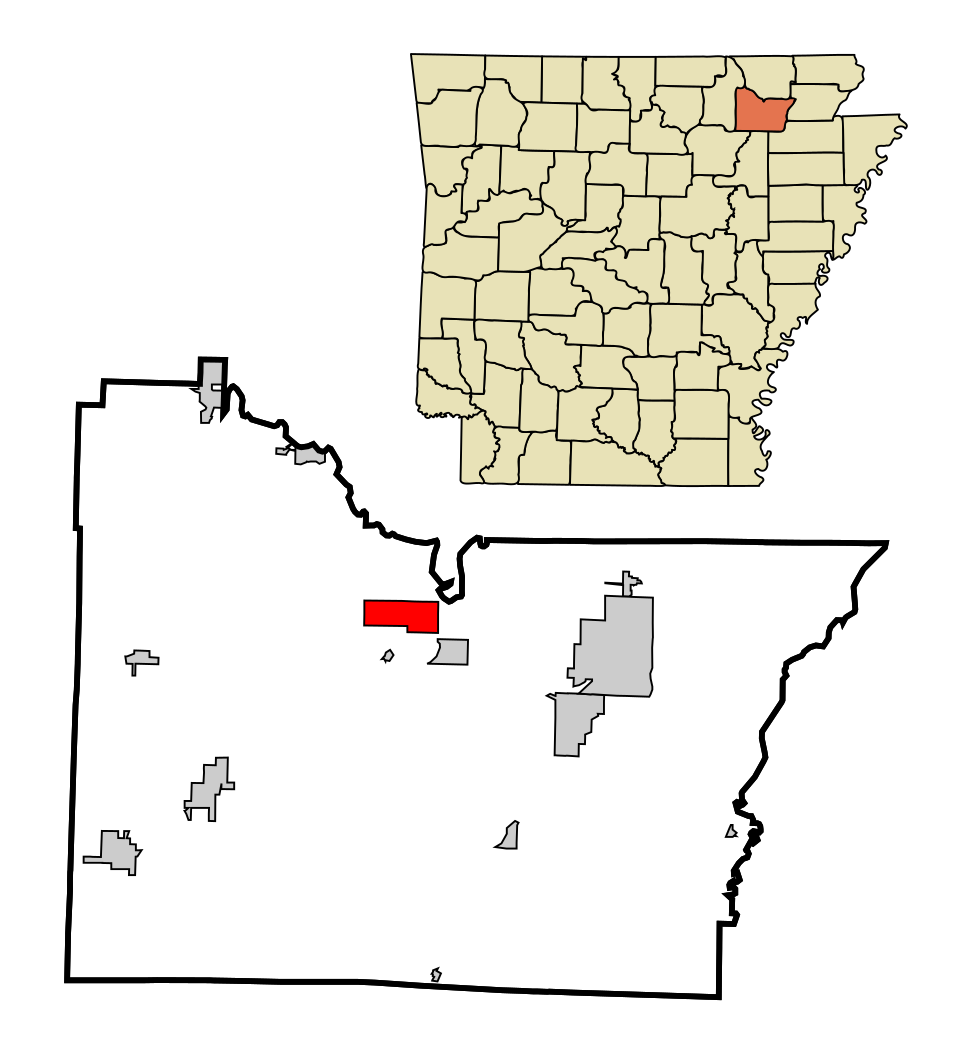 Locator map of Black Rock