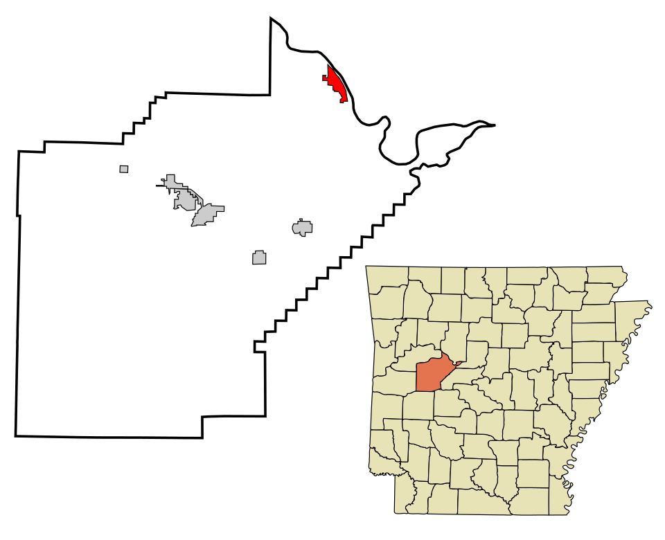 Locator map of Dardanelle