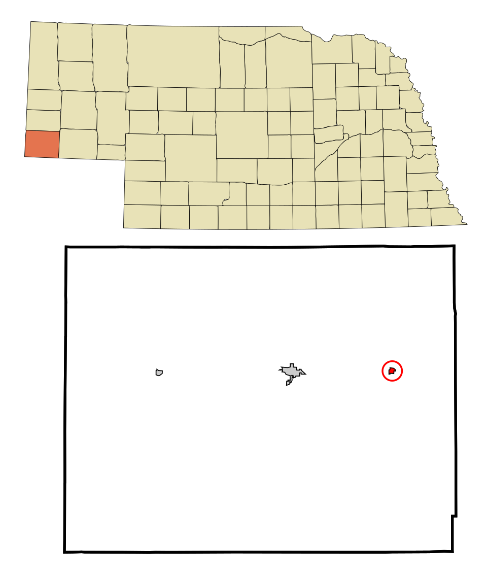 Locator map of Dix