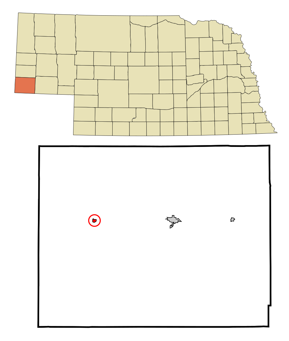 Locator map of Bushnell