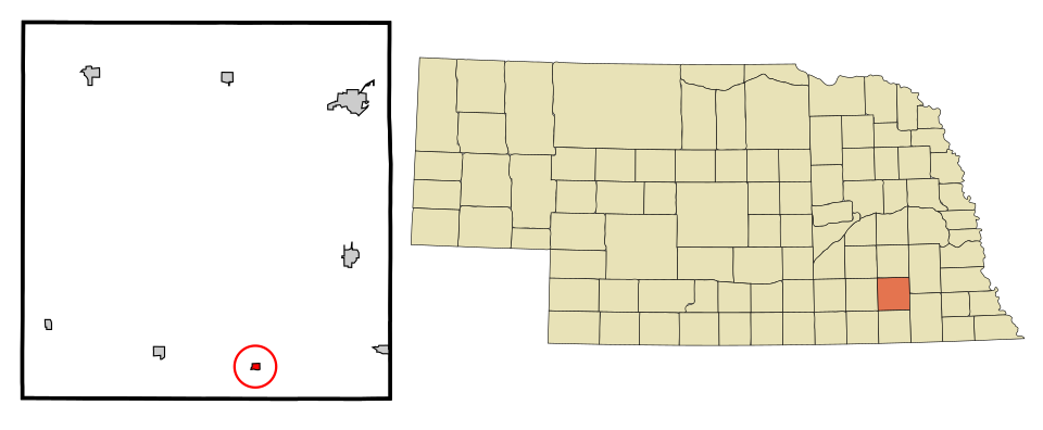 Locator map of Swanton