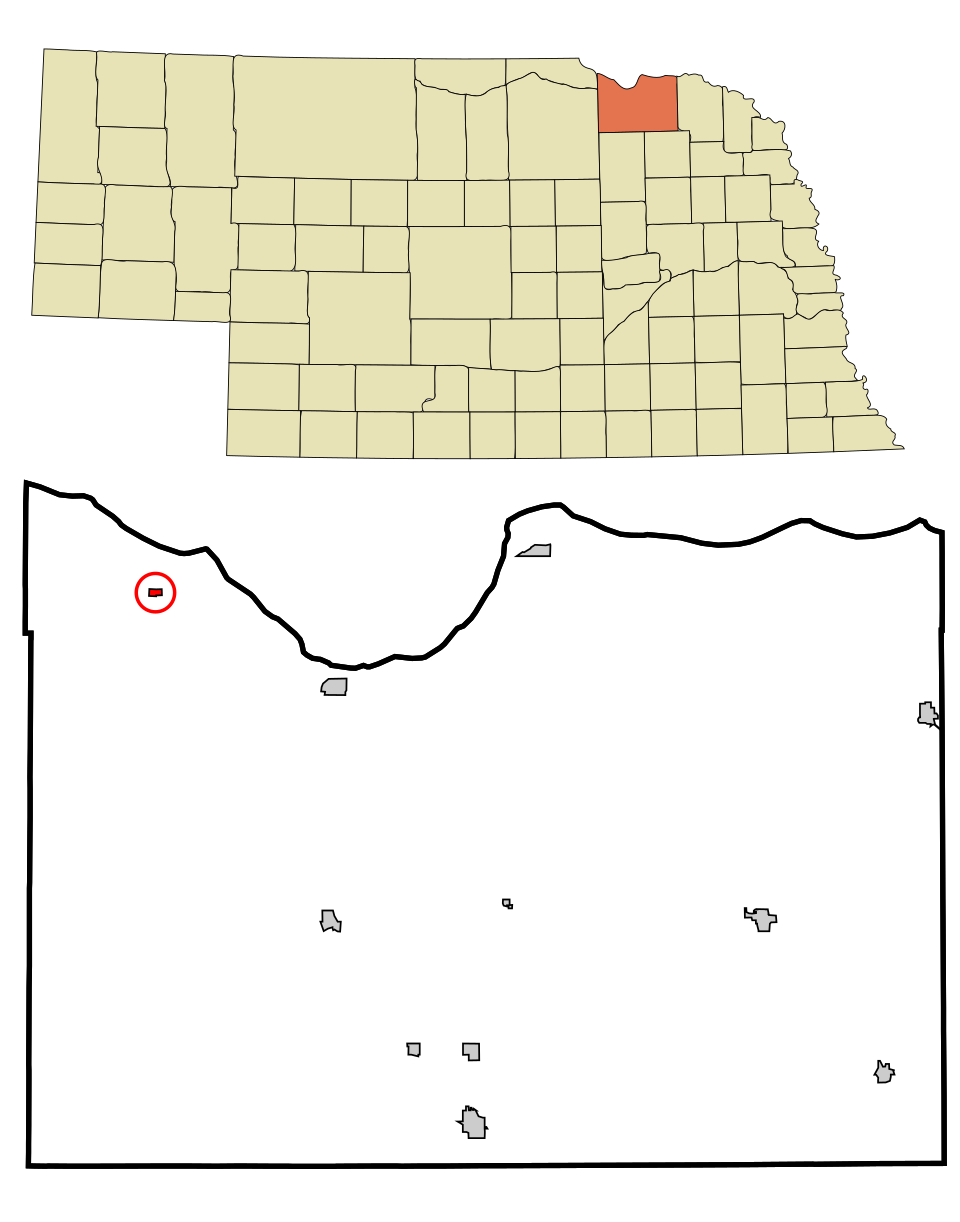 Locator map of Verdel
