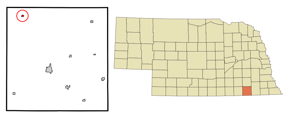Locator map of Daykin