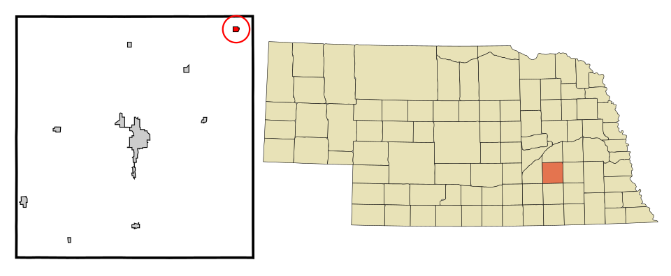 Locator map of Gresham