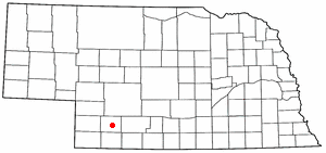 Locator map of Hayes Center