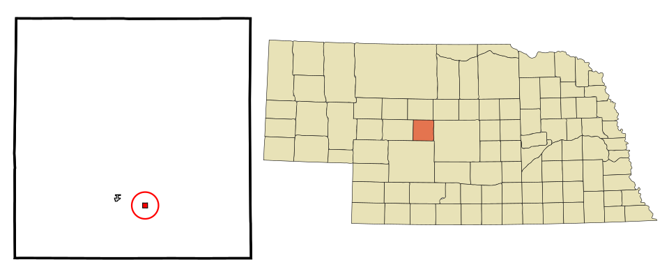 Locator map of Gandy