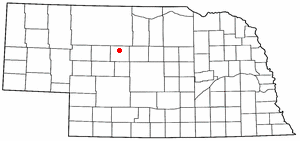 Locator map of Thedford
