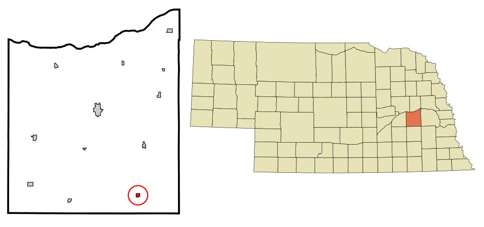 Locator map of Dwight