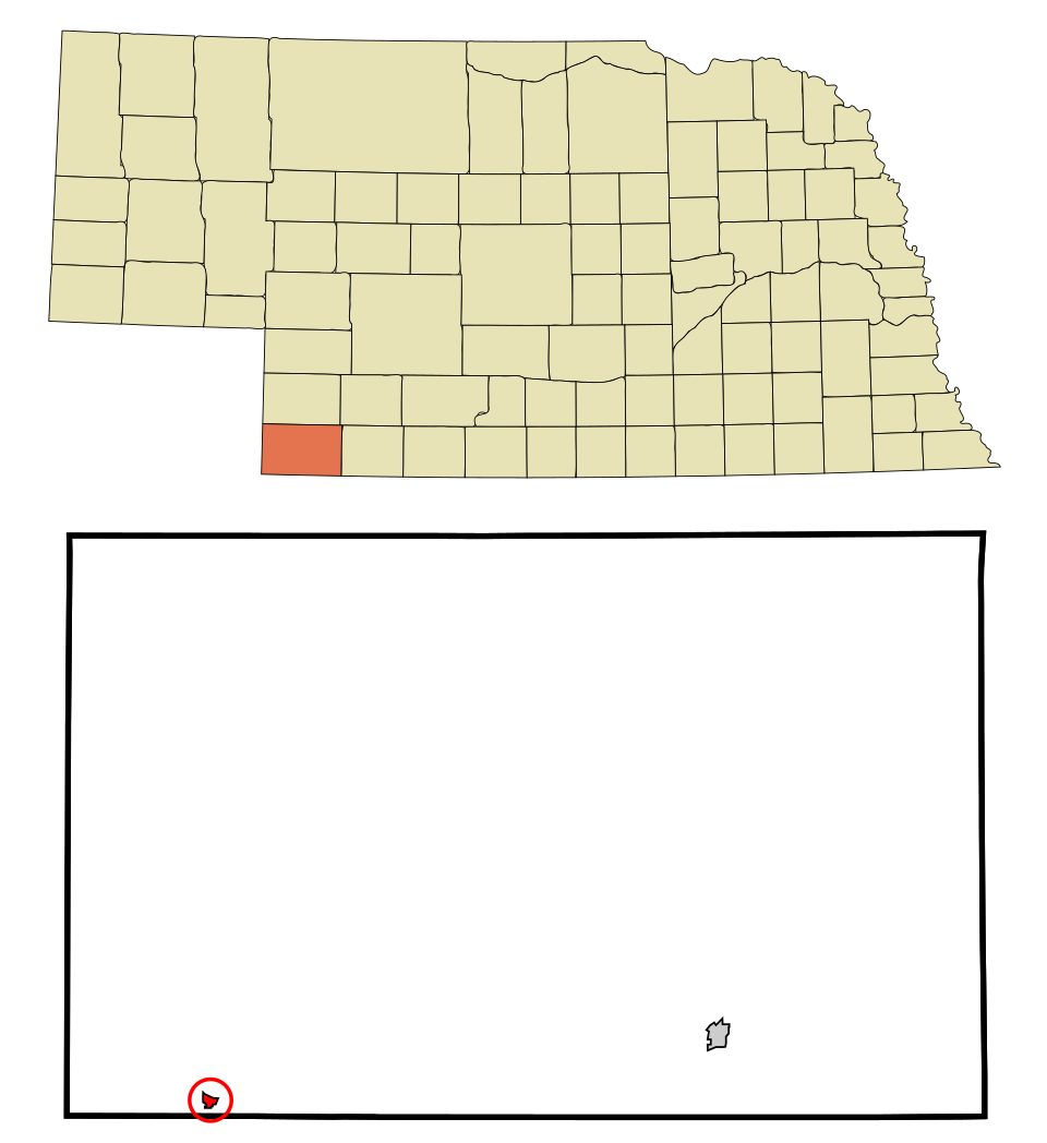 Locator map of Haigler