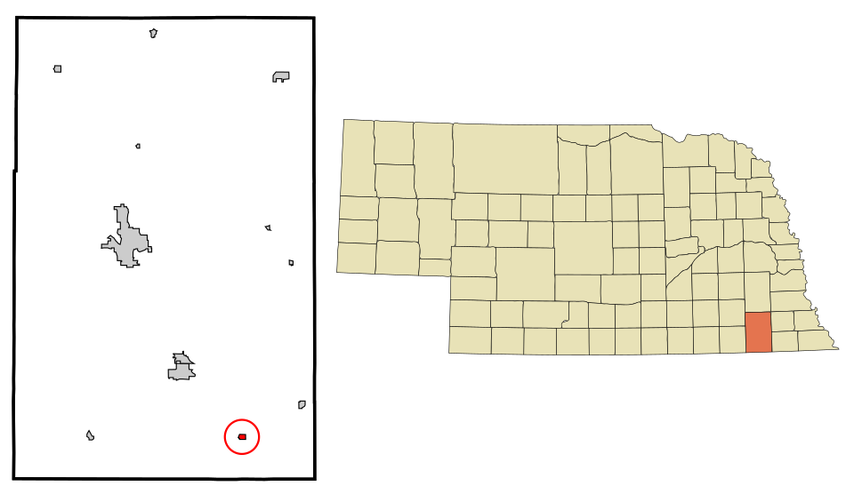 Locator map of Barneston