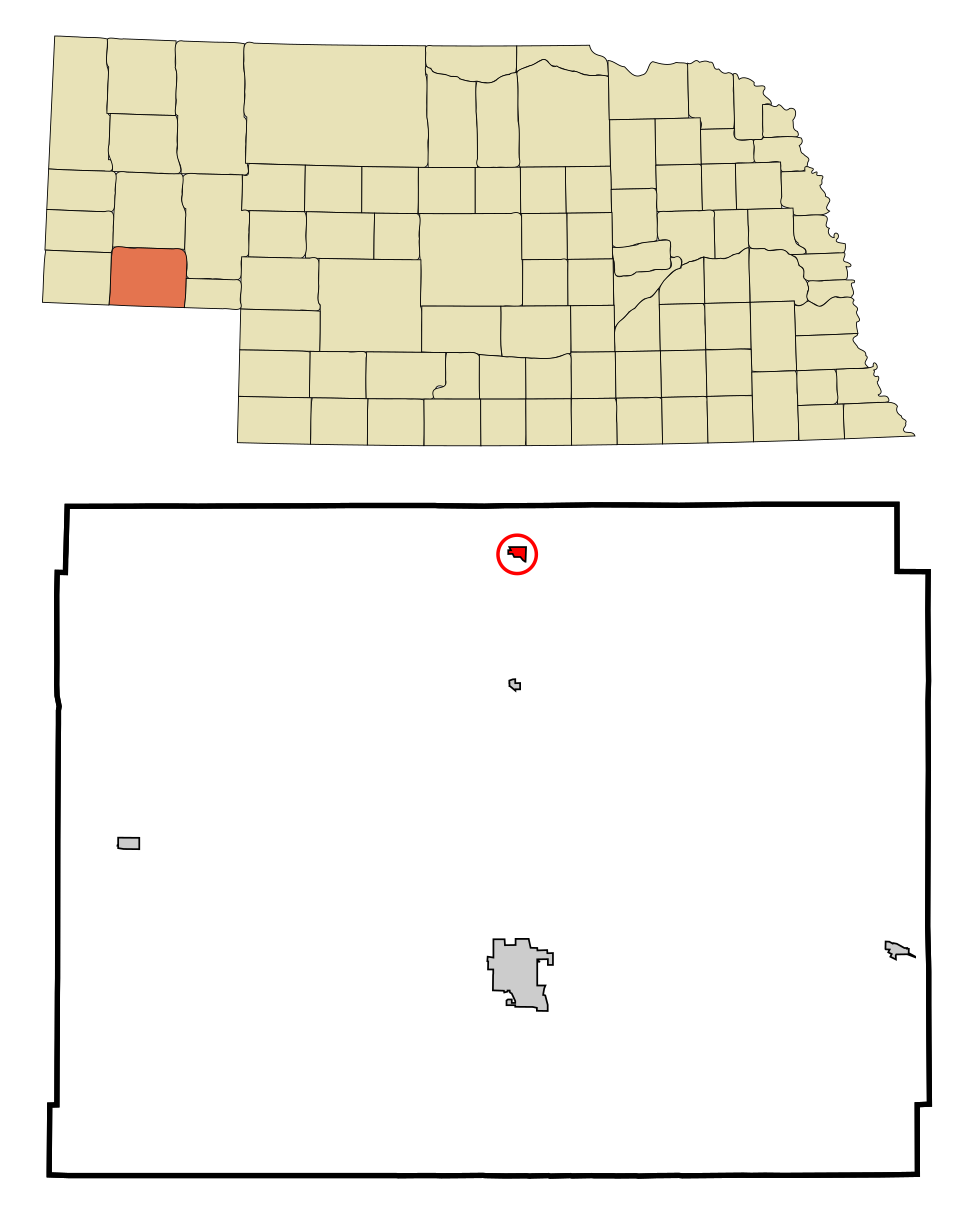 Locator map of Dalton