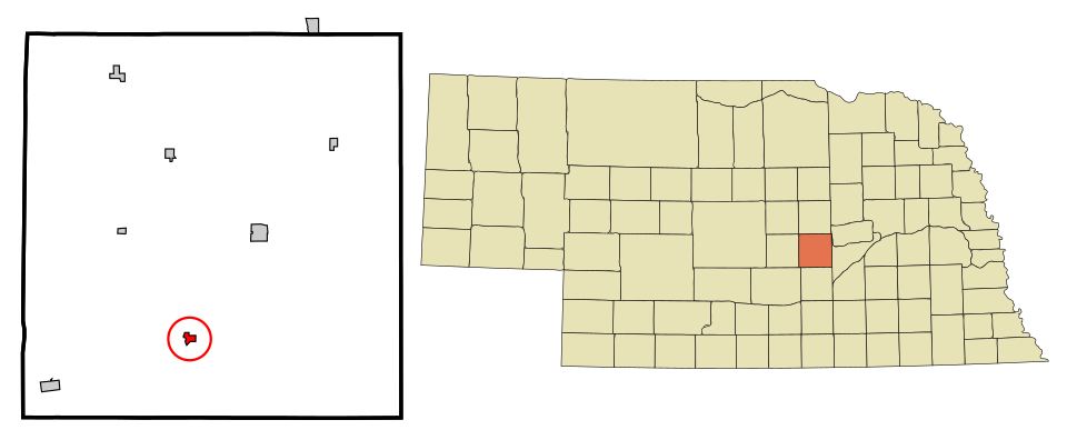 Locator map of Dannebrog