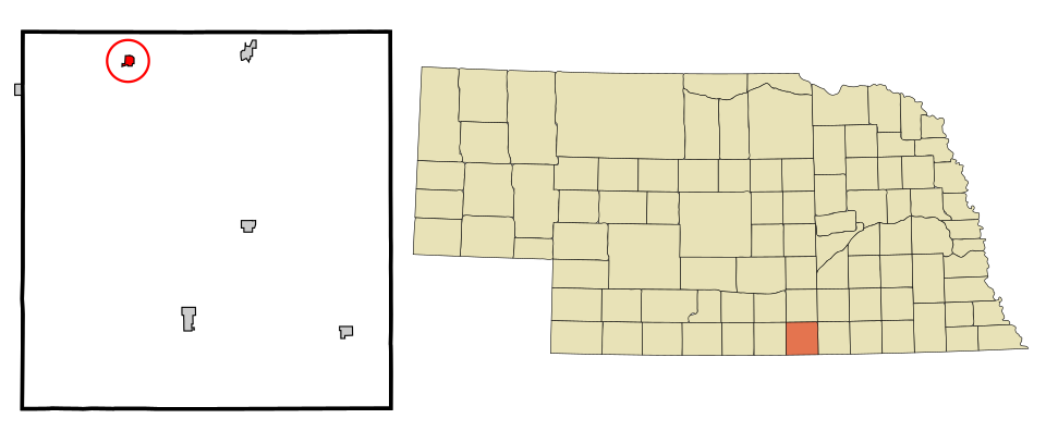 Locator map of Bladen
