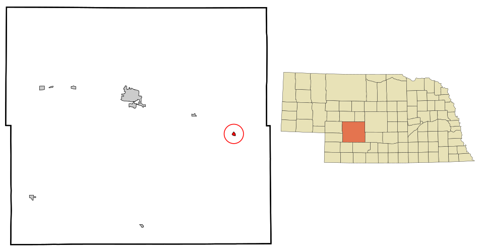 Locator map of Brady