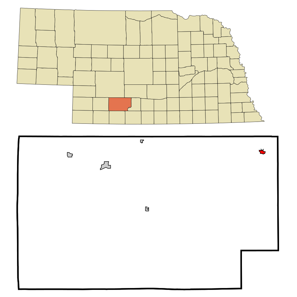 Locator map of Eustis