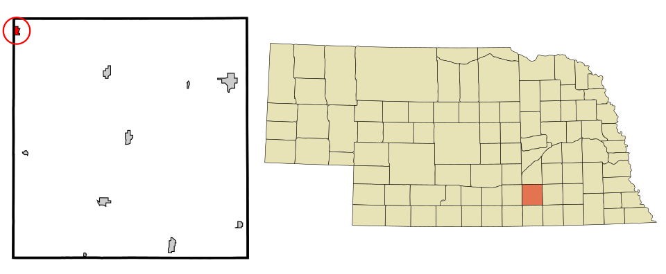 Locator map of Trumbull