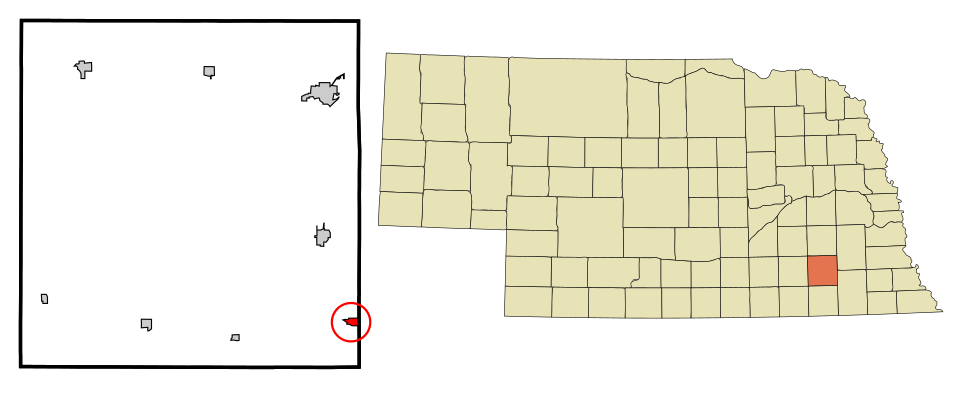 Locator map of De Witt