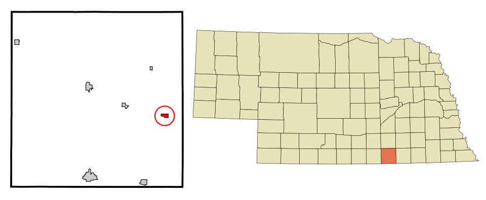 Locator map of Ruskin