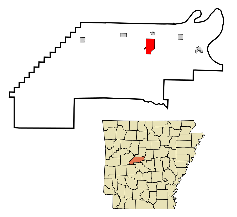 Locator map of Perryville