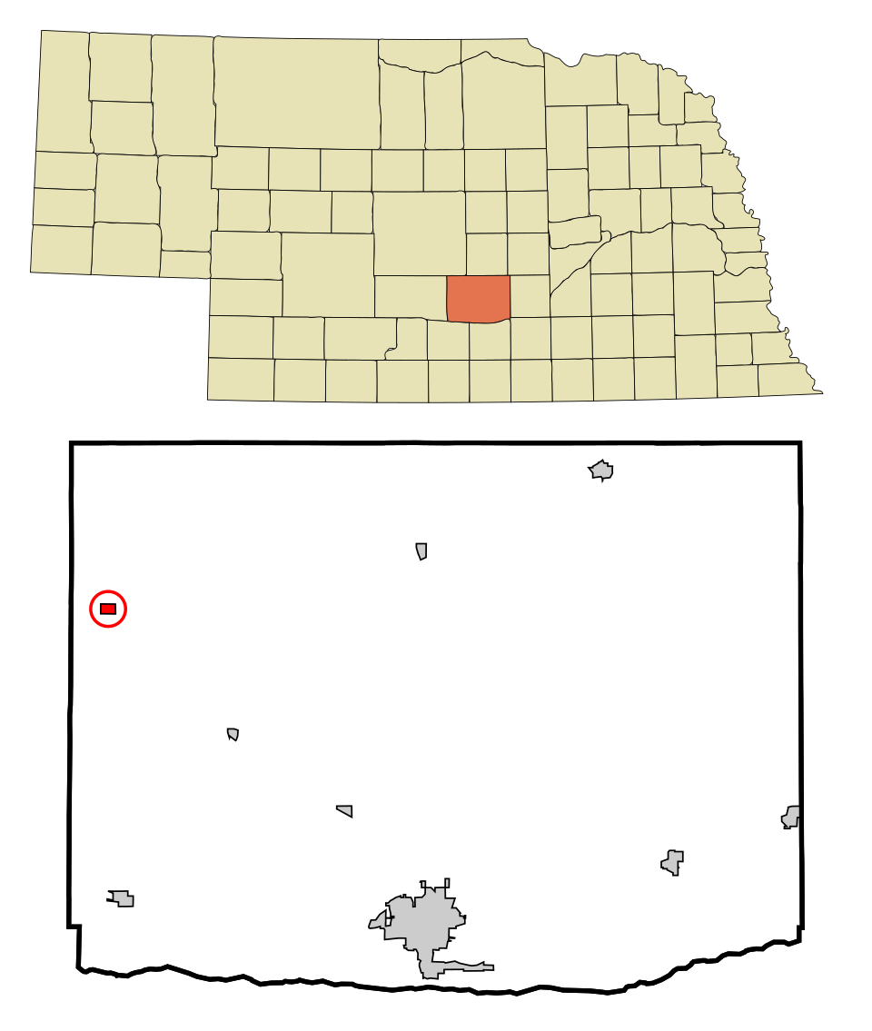 Locator map of Miller