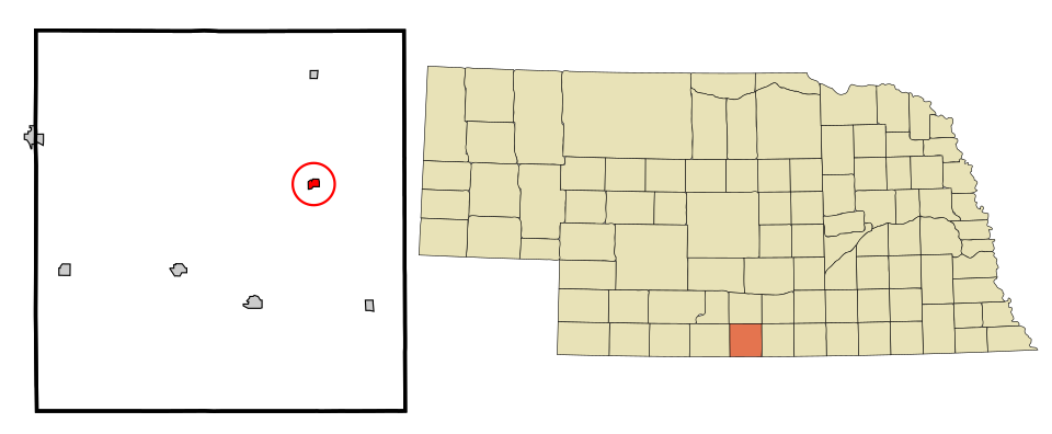 Locator map of Huntley