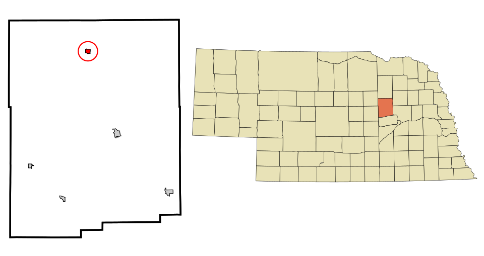 Locator map of Petersburg