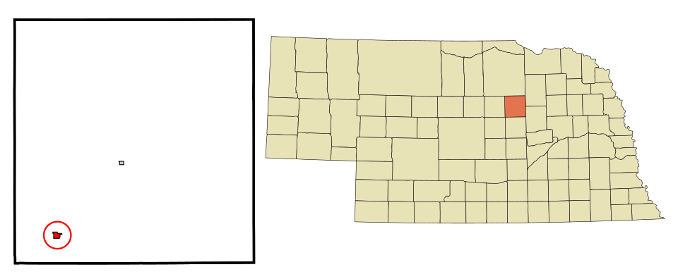Locator map of Ericson