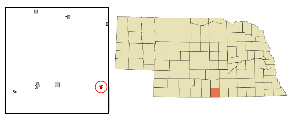 Locator map of Riverton