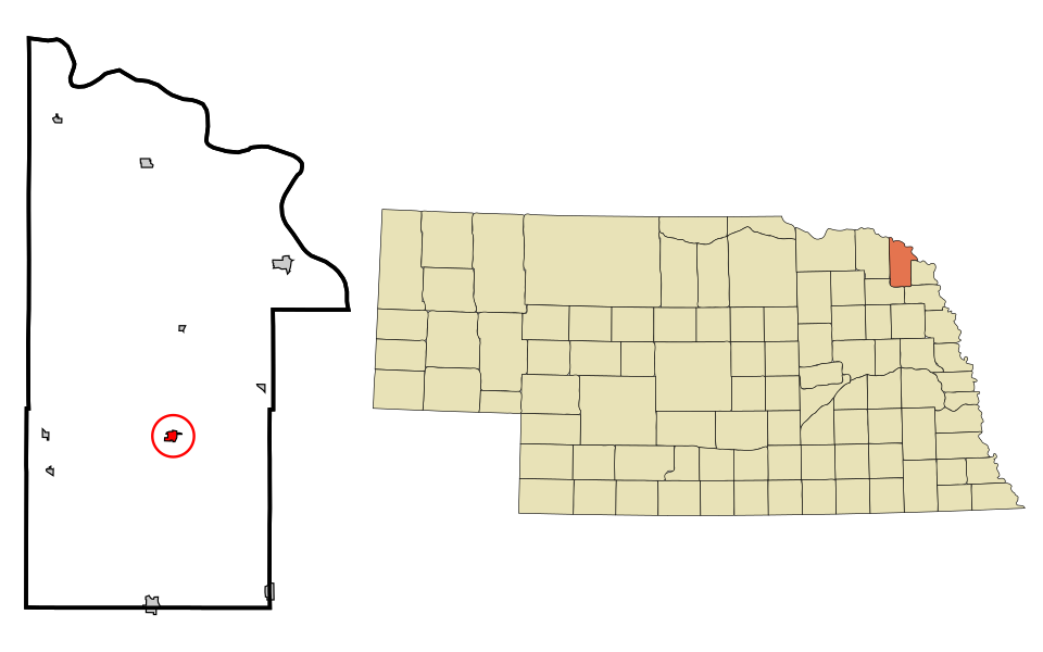 Locator map of Allen