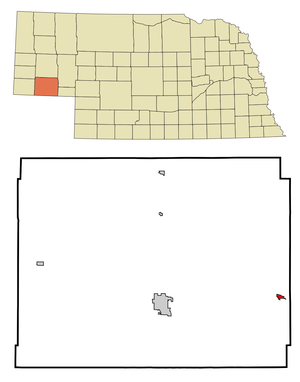 Locator map of Lodgepole