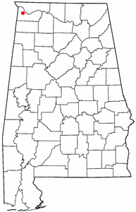 Locator map of Cherokee