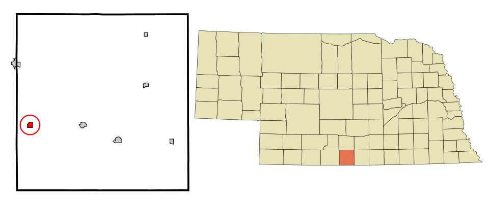 Locator map of Stamford