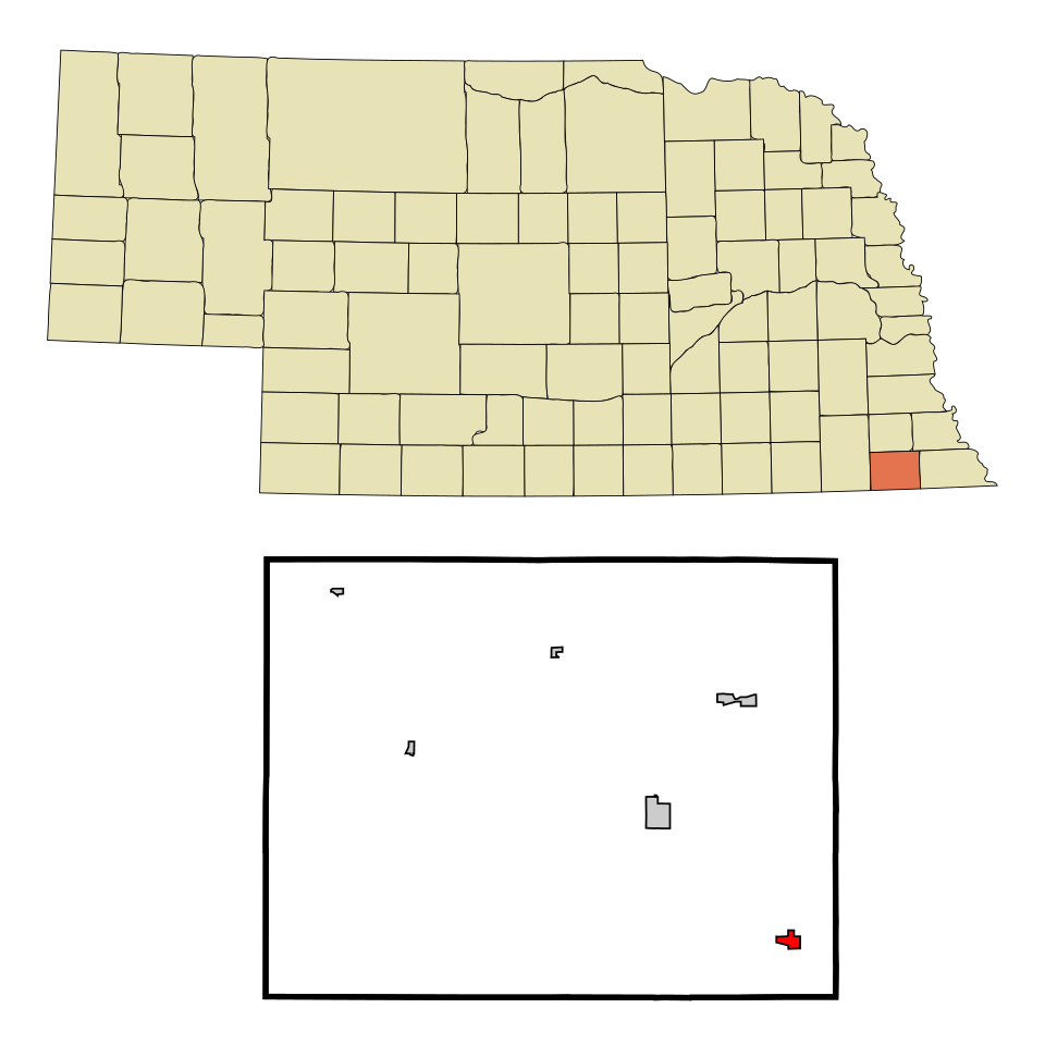 Locator map of Du Bois