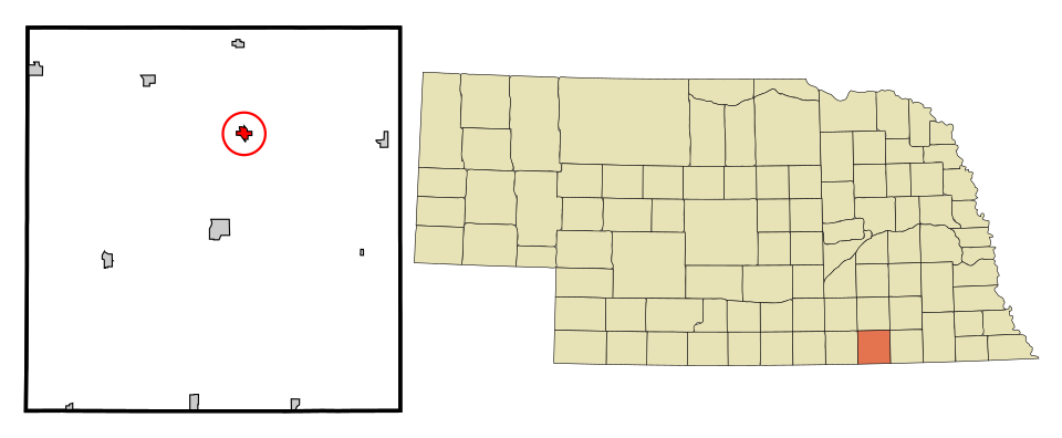 Locator map of Belvidere