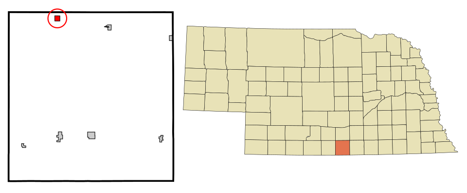Locator map of Hildreth