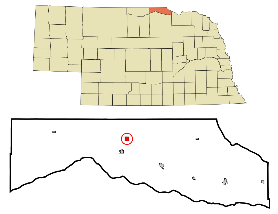 Locator map of Anoka