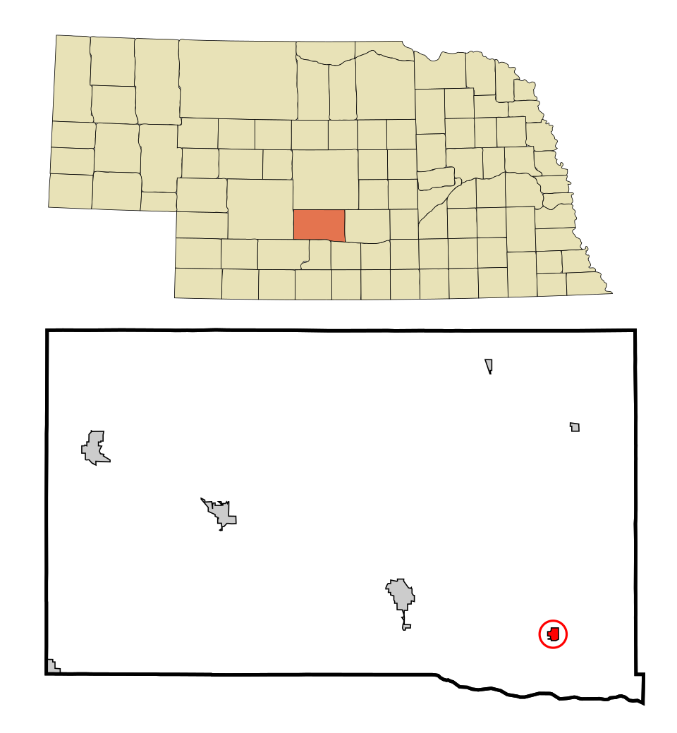 Locator map of Overton